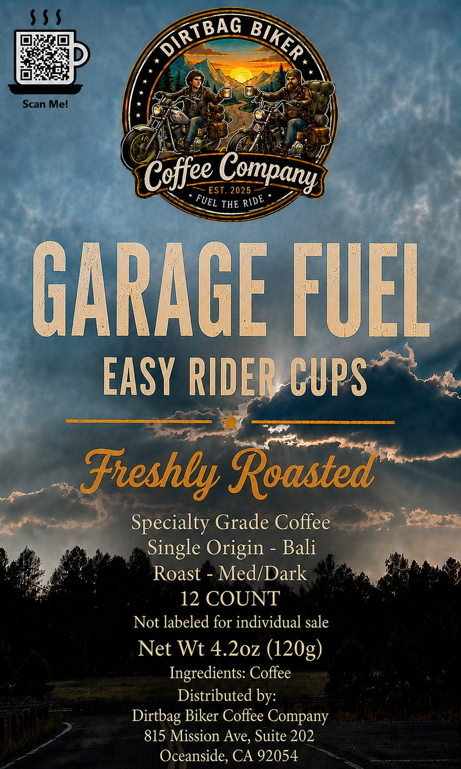 Garage Fuel Easy Rider Cups 12-count