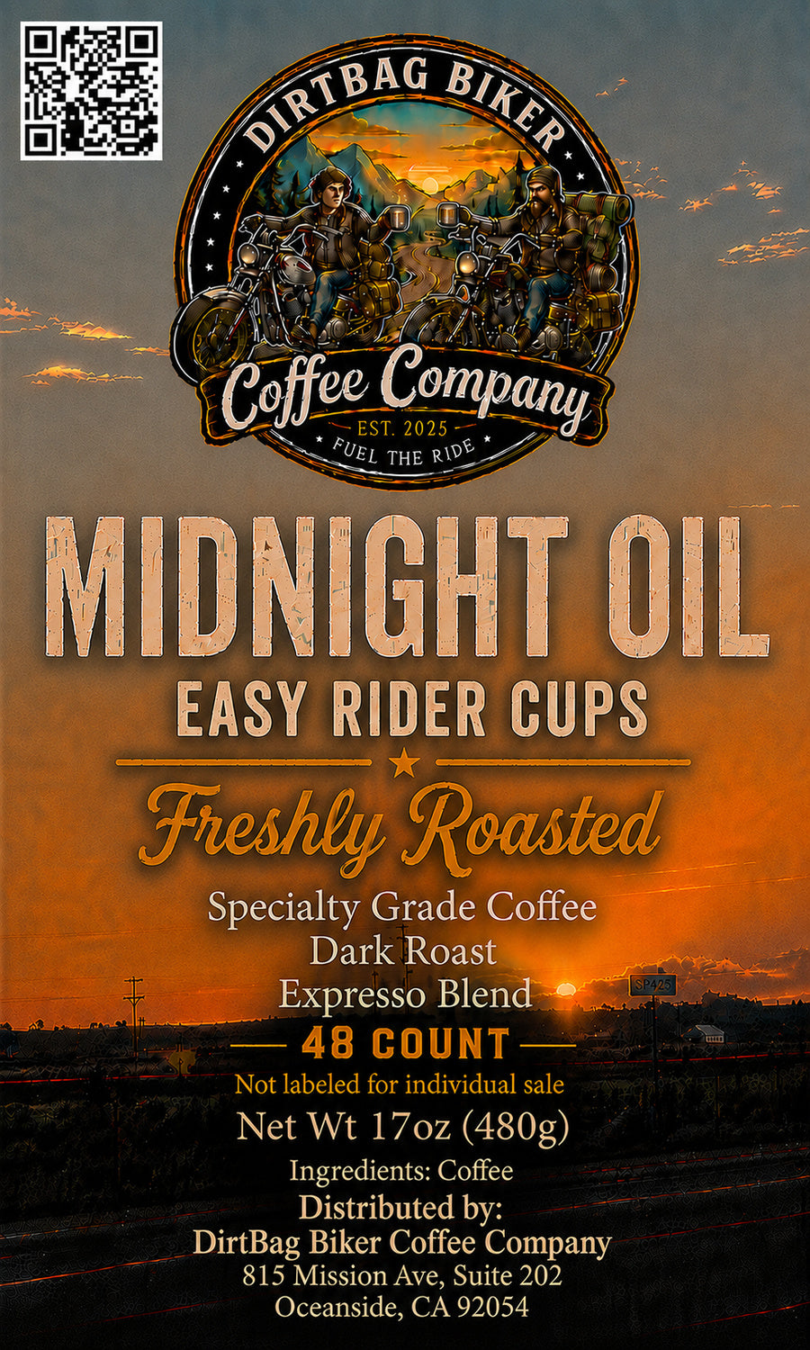 Midnight Oil Easy Rider Cups