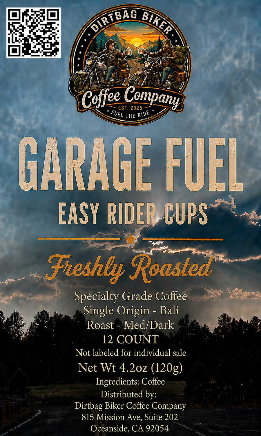 Garage Fuel Easy Rider Cups 12-count