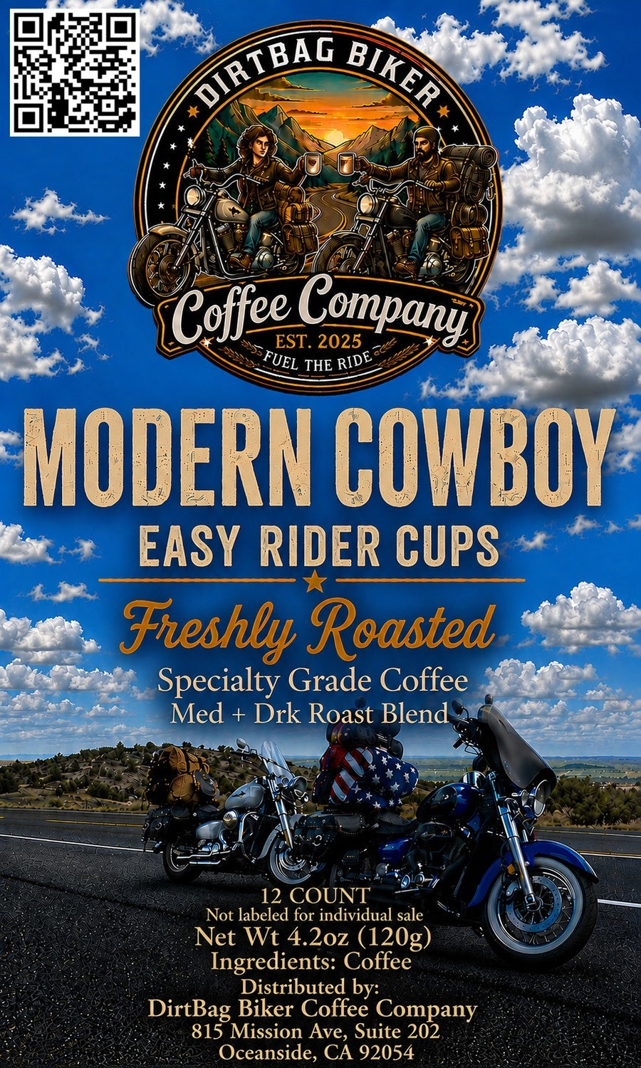 Modern Cowboy Easy Rider Cups